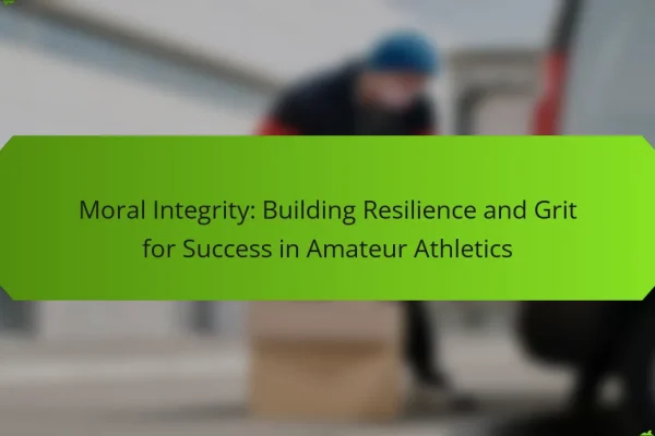 Moral Integrity: Building Resilience and Grit for Success in Amateur Athletics